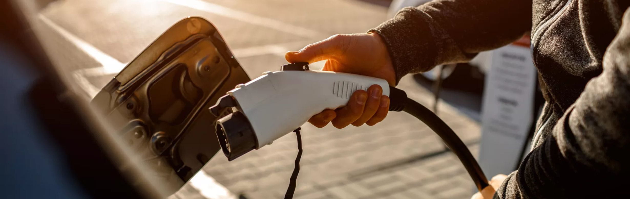 Charging electric car